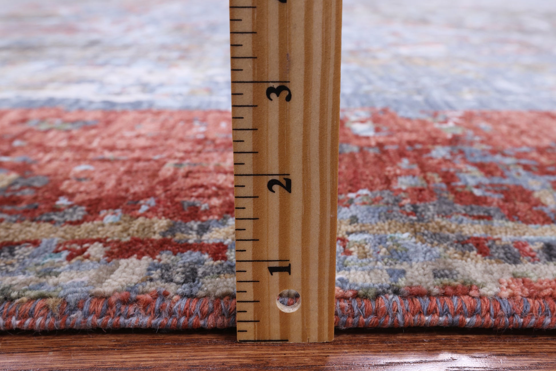 Modern Hand Knotted Wool & Silk Rug - 9' 1" X 12' 2" - Golden Nile