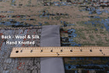 Modern Hand Knotted Wool & Silk Rug - 8' 1" X 10' 4" - Golden Nile
