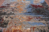 Modern Hand Knotted Wool & Silk Rug - 8' 1" X 10' 1" - Golden Nile