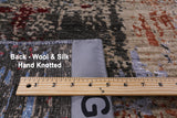 Modern Hand Knotted Wool & Silk Rug - 8' 1" X 10' 1" - Golden Nile