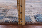 Abstract Modern Hand Knotted Wool & Silk Rug - 5' 1" X 6' 11" - Golden Nile