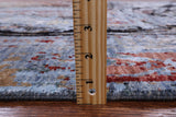 Abstract Modern Hand Knotted Wool & Silk Rug - 4' 2" X 6' 2" - Golden Nile