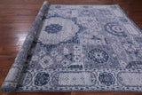 Geometric Persian Mamluk Hand Knotted Wool Rug - 8' 11" X 12' 3" - Golden Nile