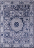 Geometric Persian Mamluk Hand Knotted Wool Rug - 8' 11" X 12' 3" - Golden Nile