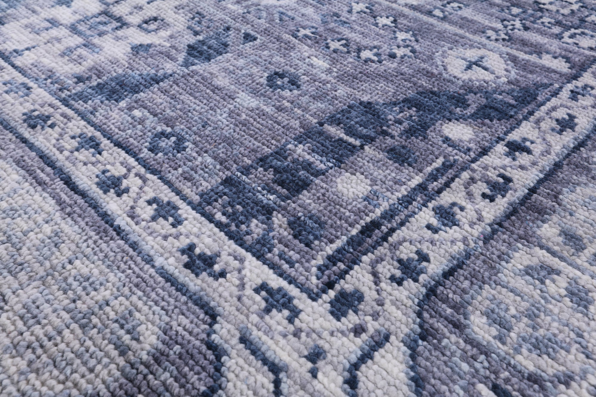 Geometric Persian Mamluk Hand Knotted Wool Rug - 8' 11" X 12' 3" - Golden Nile