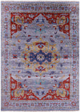 Persian Fine Serapi Hand Knotted Wool Rug - 8' 10" X 12' 3" - Golden Nile
