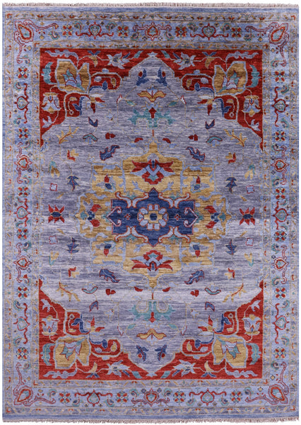 Persian Fine Serapi Hand Knotted Wool Rug - 8' 10" X 12' 3" - Golden Nile