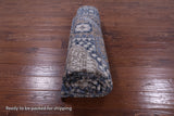 Geometric Persian Mamluk Hand Knotted Wool Rug - 8' 2" X 9' 8" - Golden Nile