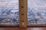 Geometric Persian Mamluk Hand Knotted Wool Rug - 8' 2" X 9' 8" - Golden Nile