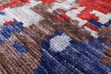 Abstract Contemporary Hand Knotted Wool Rug - 9' 0" X 12' 3" - Golden Nile