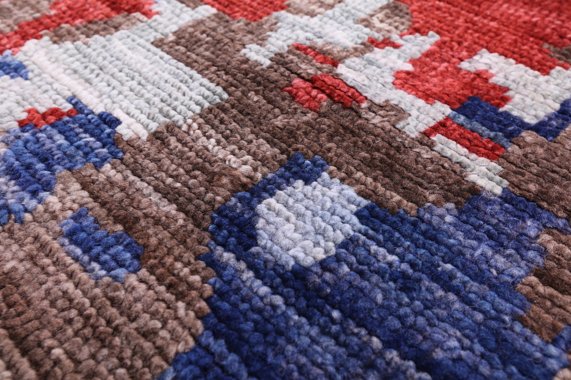 Abstract Contemporary Hand Knotted Wool Rug - 9' 0" X 12' 3" - Golden Nile