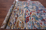 Abstract Modern Hand Knotted Wool Rug - 8' 10" X 12' 3" - Golden Nile