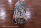 Abstract Modern Hand Knotted Wool Rug - 8' 10" X 12' 3" - Golden Nile