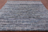 Tribal Moroccan Hand Knotted Wool Rug - 9' 1" X 12' 3" - Golden Nile