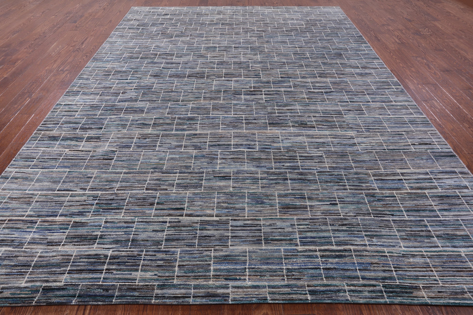 Tribal Moroccan Hand Knotted Wool Rug - 9' 1" X 12' 3" - Golden Nile