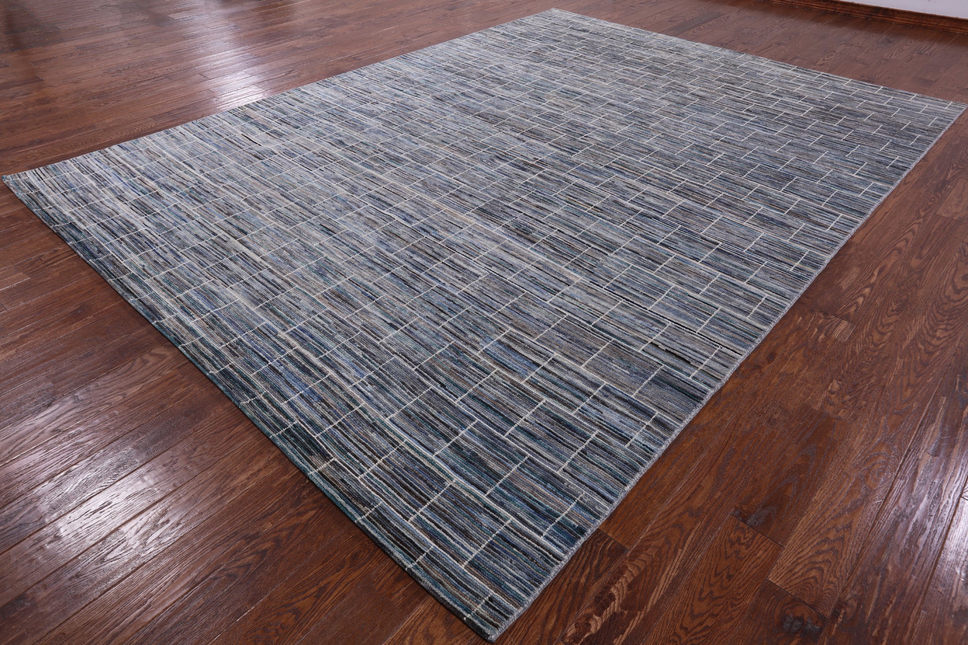 Tribal Moroccan Hand Knotted Wool Rug - 9' 1" X 12' 3" - Golden Nile