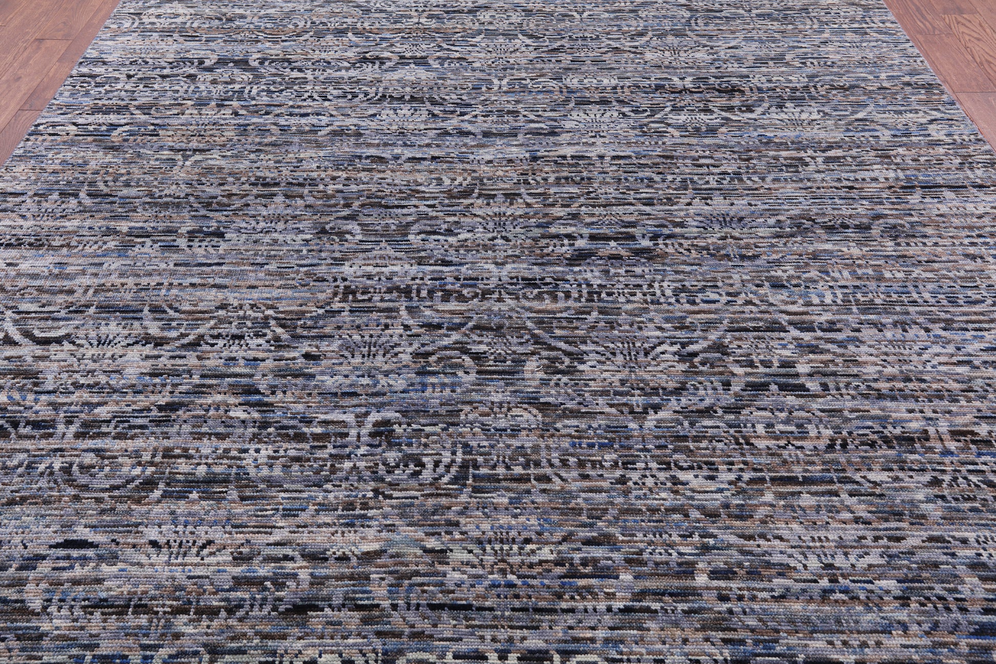 Modern Hand Knotted Wool Rug - 8' 10" X 12' 0" - Golden Nile