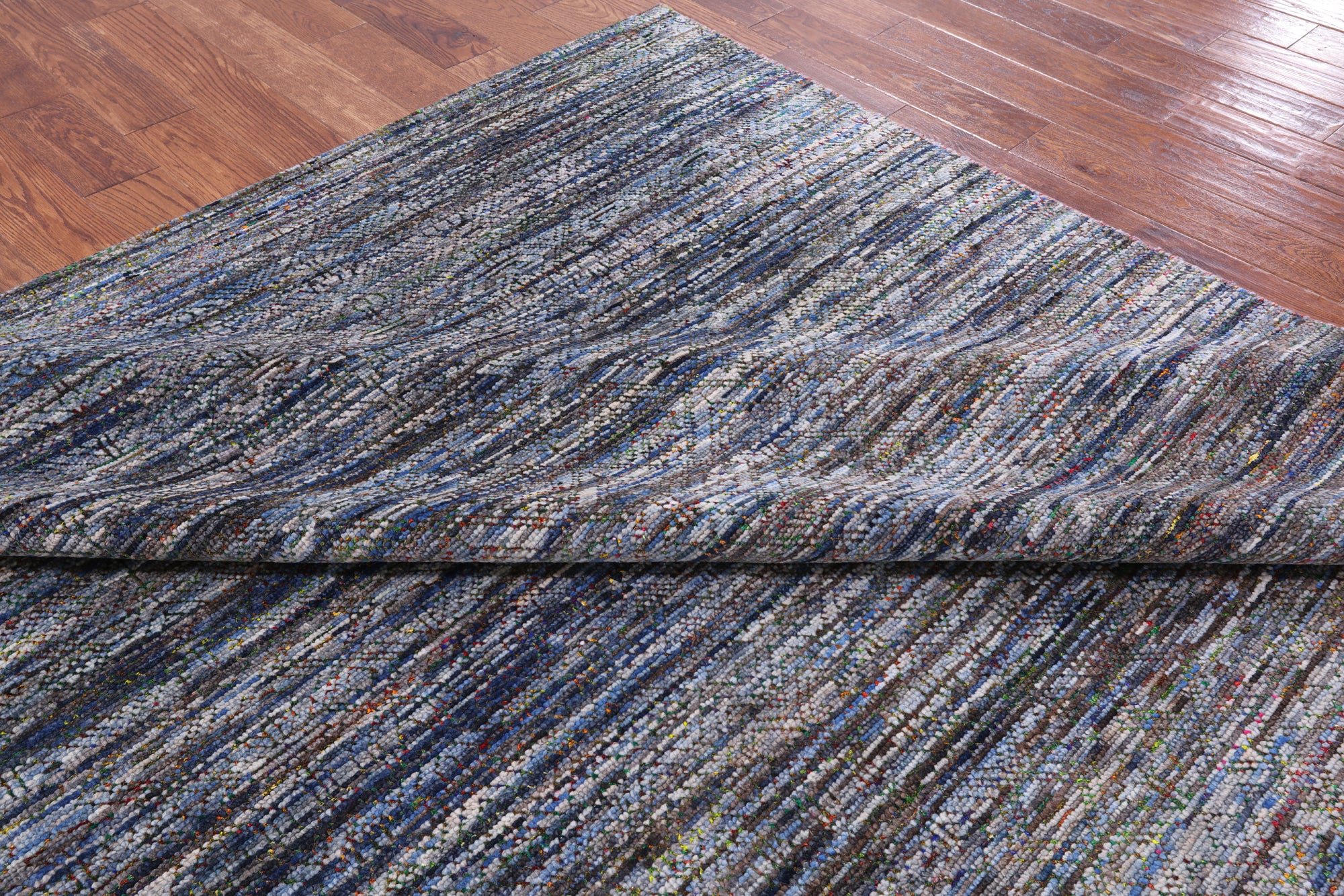Persian Gabbeh Hand Knotted Wool & Silk Rug - 7' 10" X 9' 9" - Golden Nile