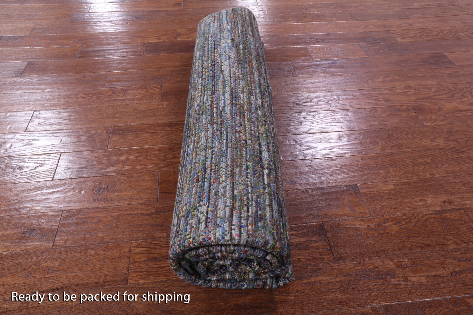 Persian Gabbeh Hand Knotted Wool & Silk Rug - 7' 10" X 9' 9" - Golden Nile