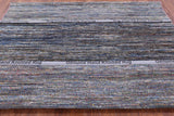 Persian Gabbeh Hand Knotted Wool & Silk Rug - 7' 10" X 9' 9" - Golden Nile