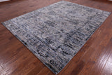 Modern Hand Knotted Wool Rug - 8' 0" X 10' 3" - Golden Nile