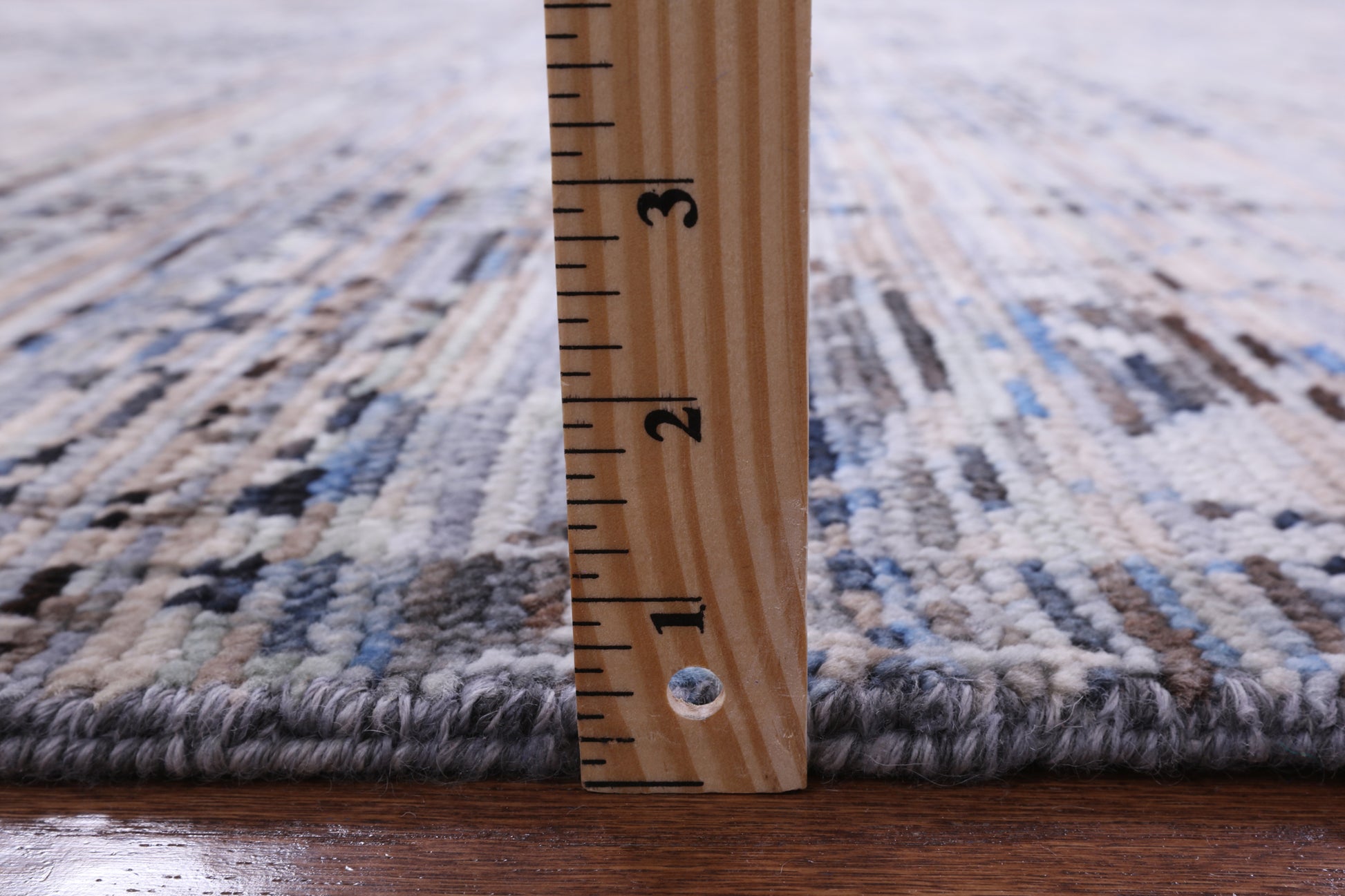 Modern Hand Knotted Wool Rug - 8' 0" X 10' 3" - Golden Nile