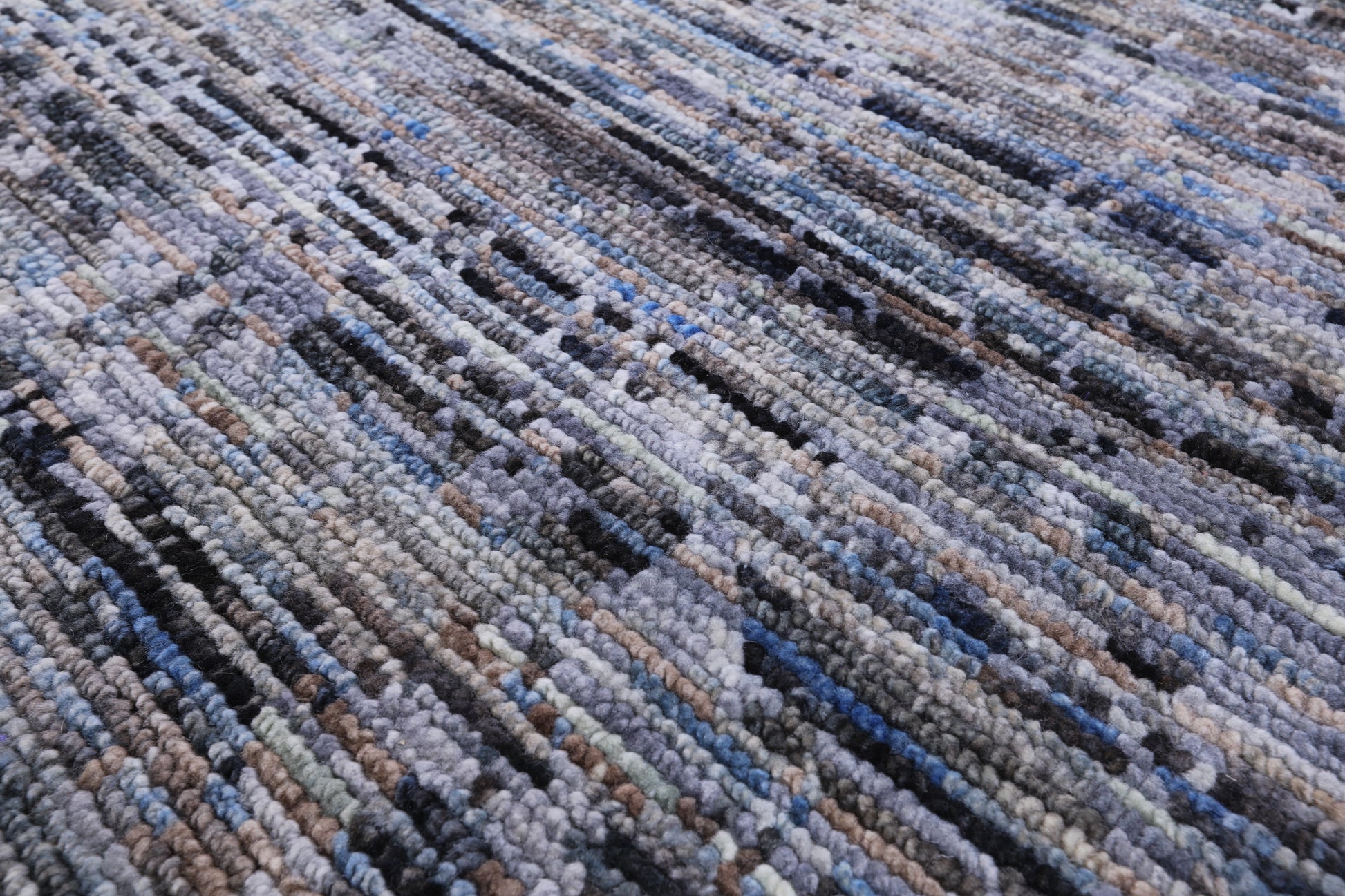 Modern Handmade Wool Rug - 8' 0" X 10' 3" - Golden Nile