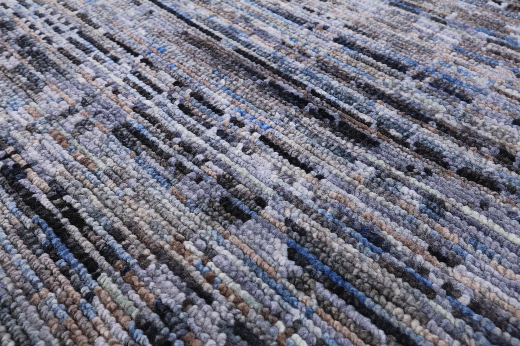 Modern Handmade Wool Rug - 8' 0" X 10' 3" - Golden Nile