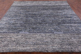 Contemporary Hand Knotted Wool & Silk Rug - 9' 0" X 11' 11" - Golden Nile