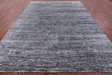 Contemporary Hand Knotted Wool & Silk Rug - 9' 0" X 11' 11" - Golden Nile