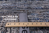 Contemporary Hand Knotted Wool & Silk Rug - 9' 0" X 11' 11" - Golden Nile