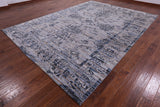 Modern Handmade Wool Rug - 8' 11" X 12' 3" - Golden Nile
