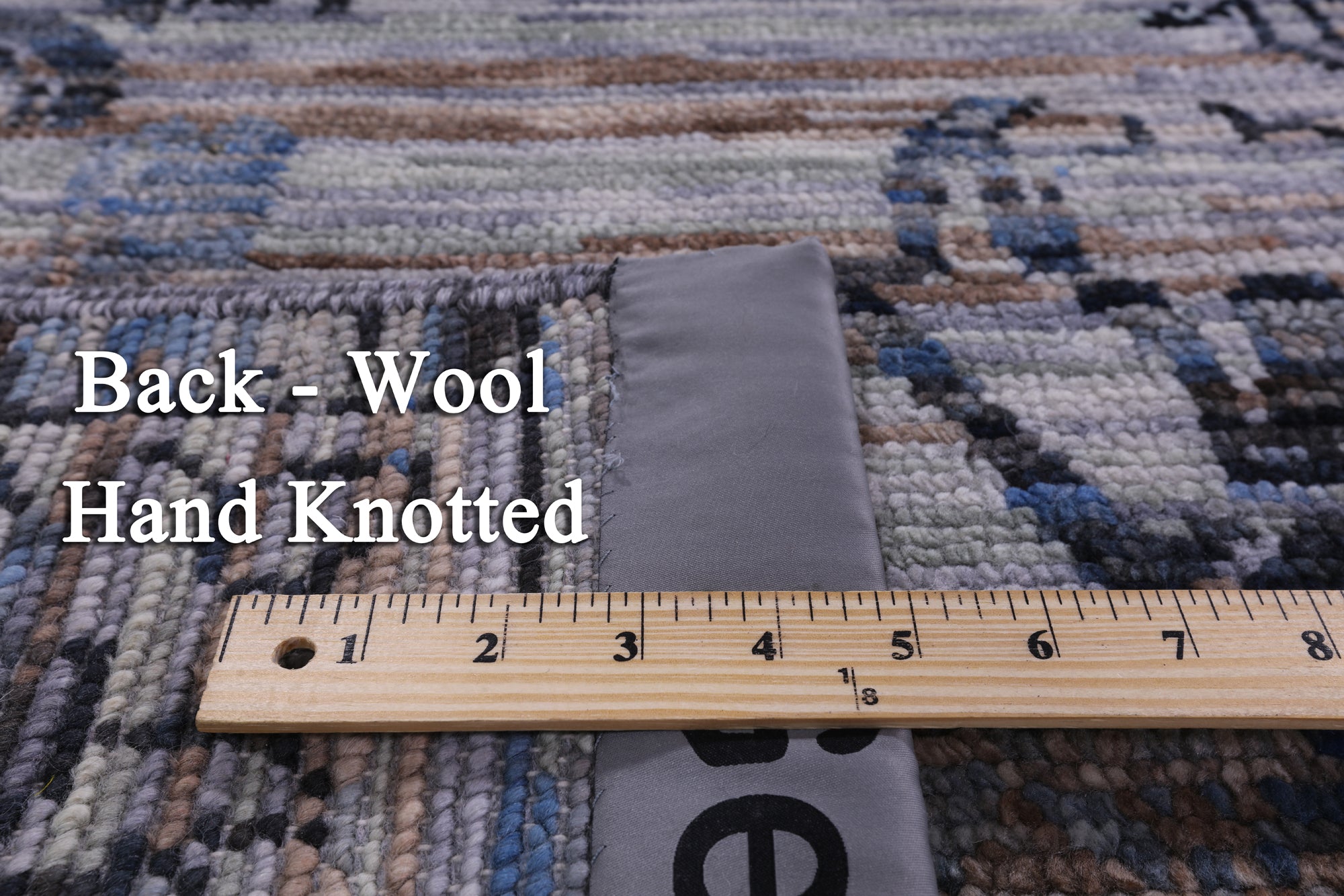 Modern Handmade Wool Rug - 8' 11" X 12' 3" - Golden Nile