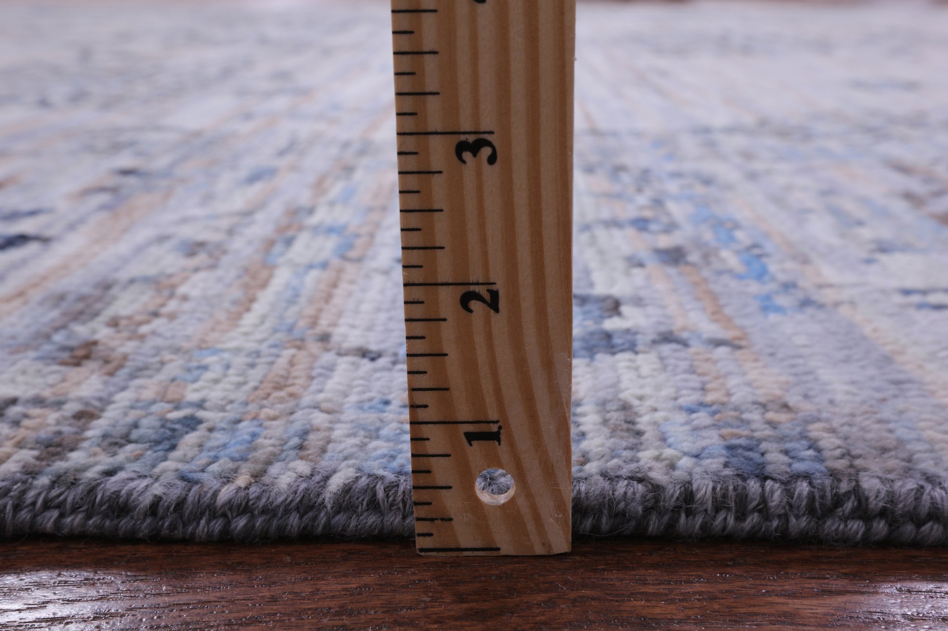 Modern Handmade Wool Rug - 8' 11" X 12' 3" - Golden Nile