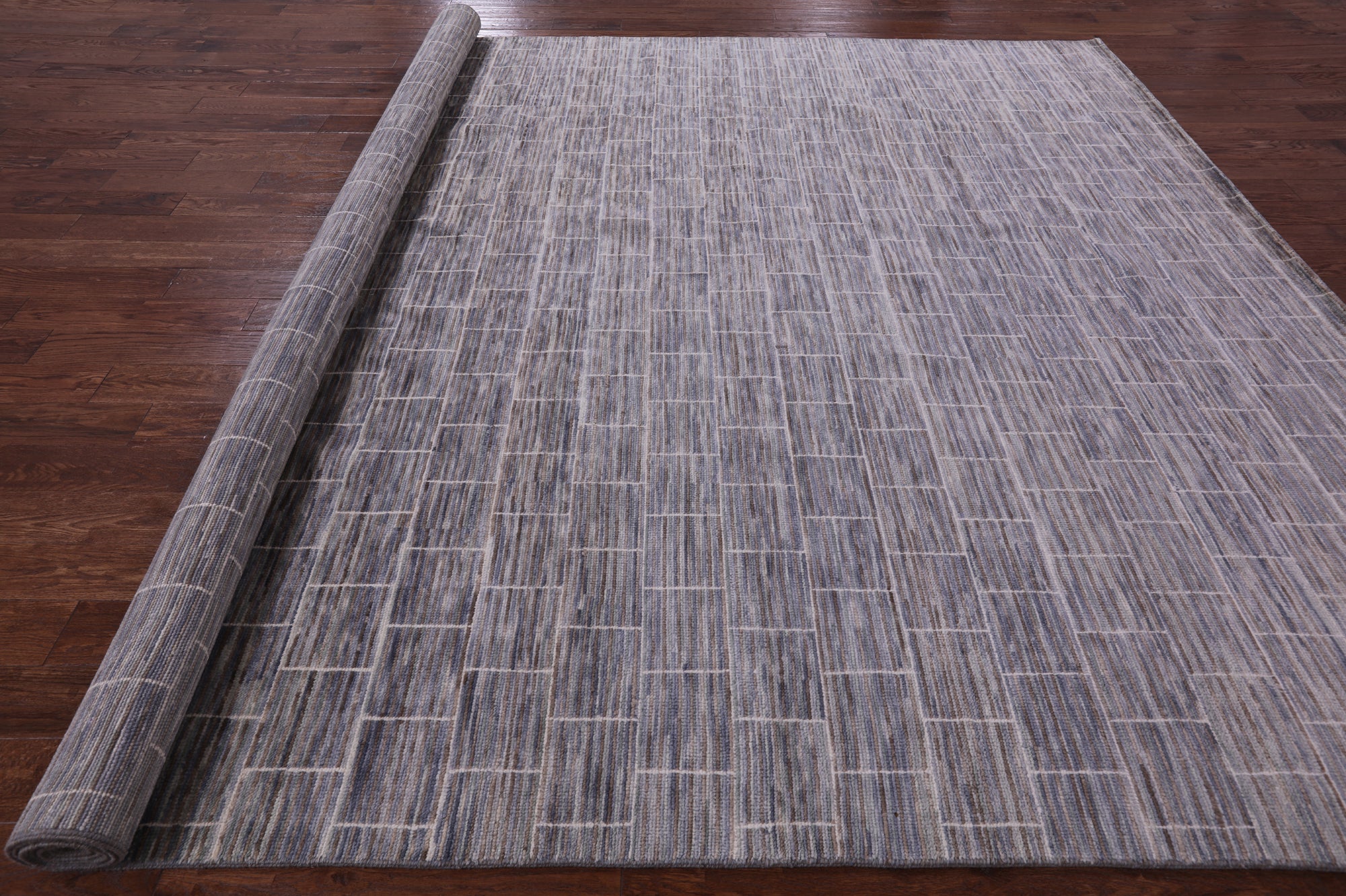 Tribal Moroccan Hand Knotted Wool Rug - 9' 11" X 13' 6" - Golden Nile
