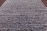 Tribal Moroccan Hand Knotted Wool Rug - 9' 11" X 13' 6" - Golden Nile