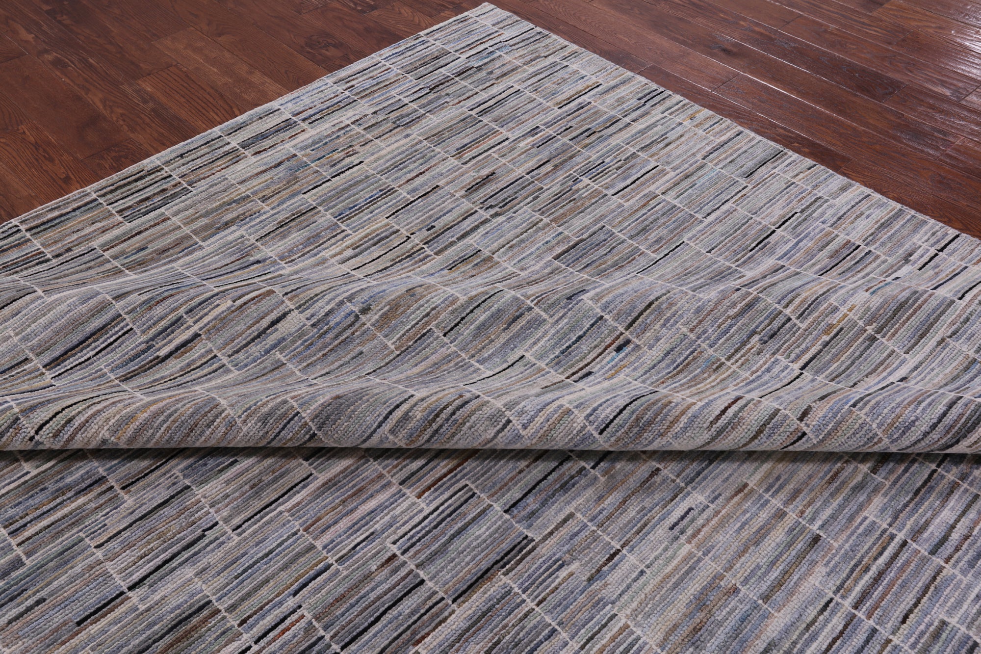 Tribal Moroccan Hand Knotted Wool Rug - 9' 0" X 12' 0" - Golden Nile