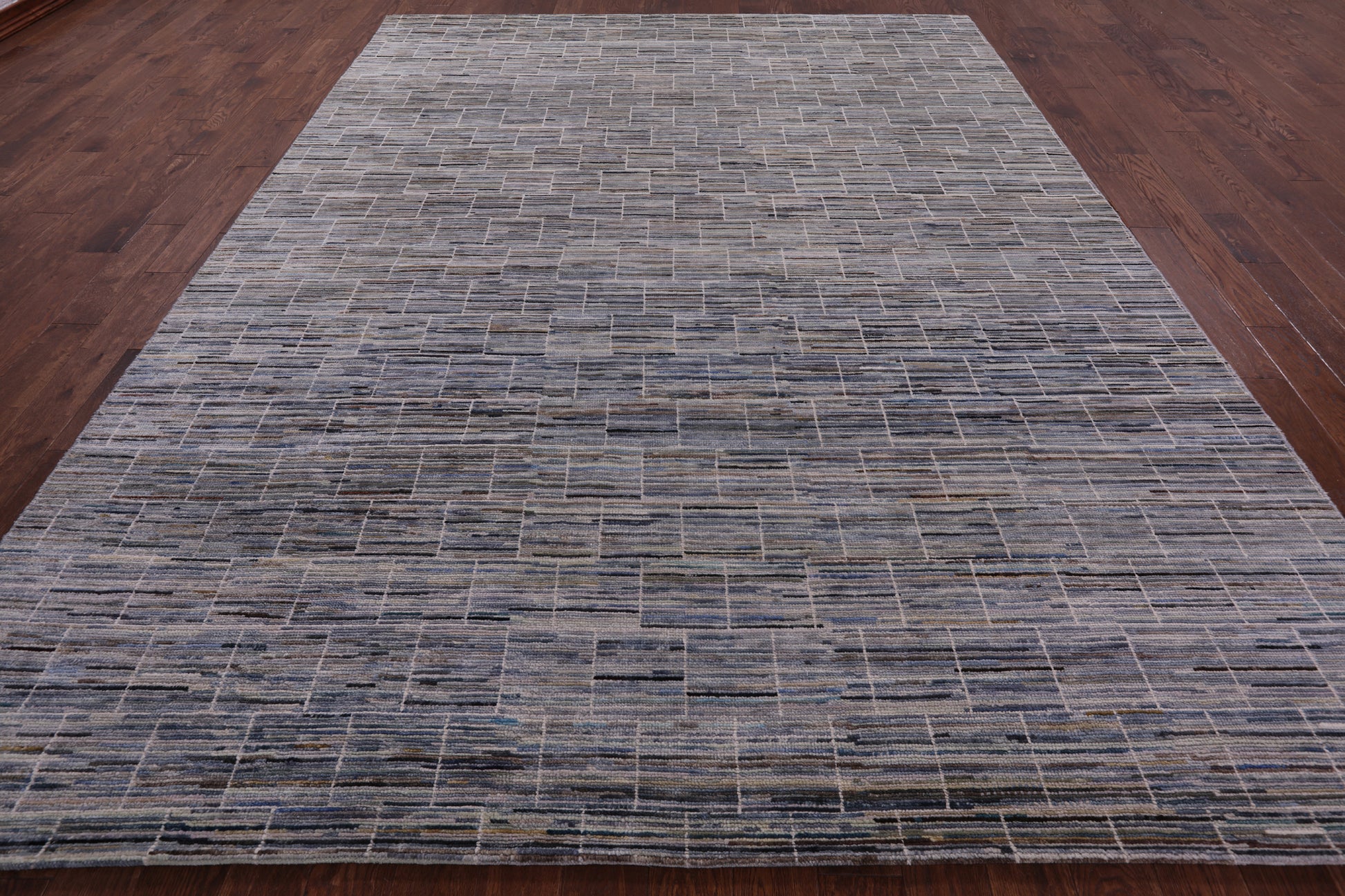 Tribal Moroccan Hand Knotted Wool Rug - 9' 0" X 12' 0" - Golden Nile