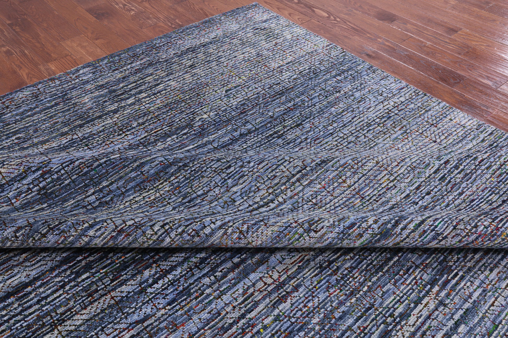 Persian Gabbeh Hand Knotted Wool & Silk Rug - 9' 11" X 13' 6" - Golden Nile
