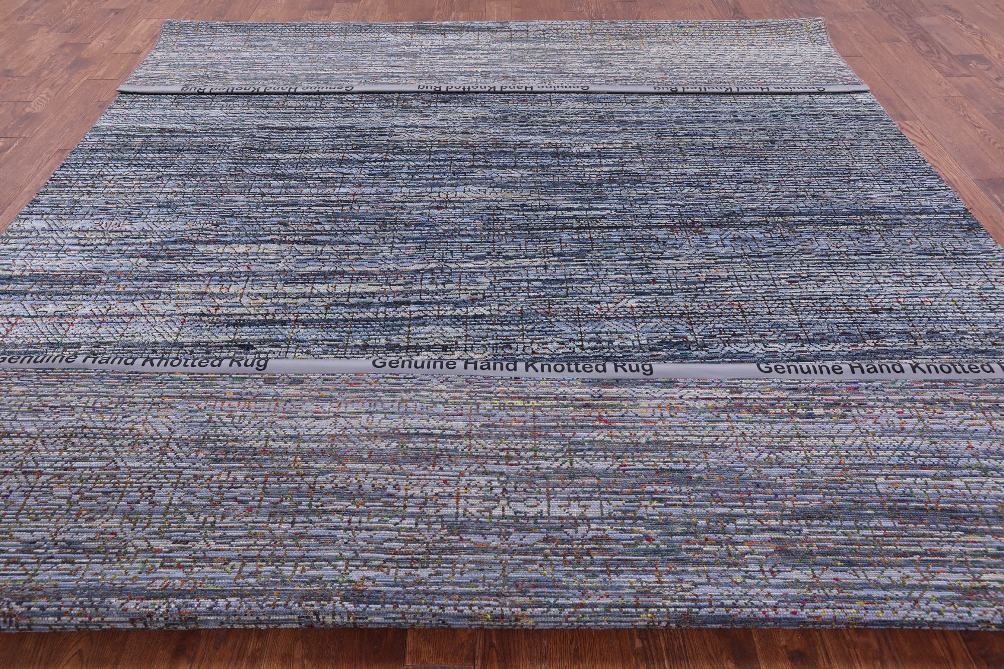 Persian Gabbeh Hand Knotted Wool & Silk Rug - 9' 11" X 13' 6" - Golden Nile