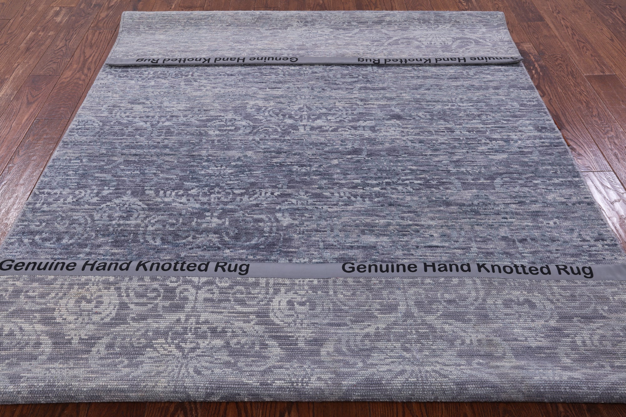 Modern Hand Knotted Wool Rug - 5' 10" X 9' 2" - Golden Nile