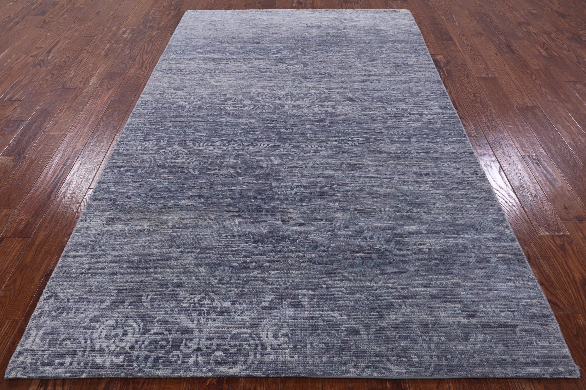 Modern Hand Knotted Wool Rug - 5' 10" X 9' 2" - Golden Nile