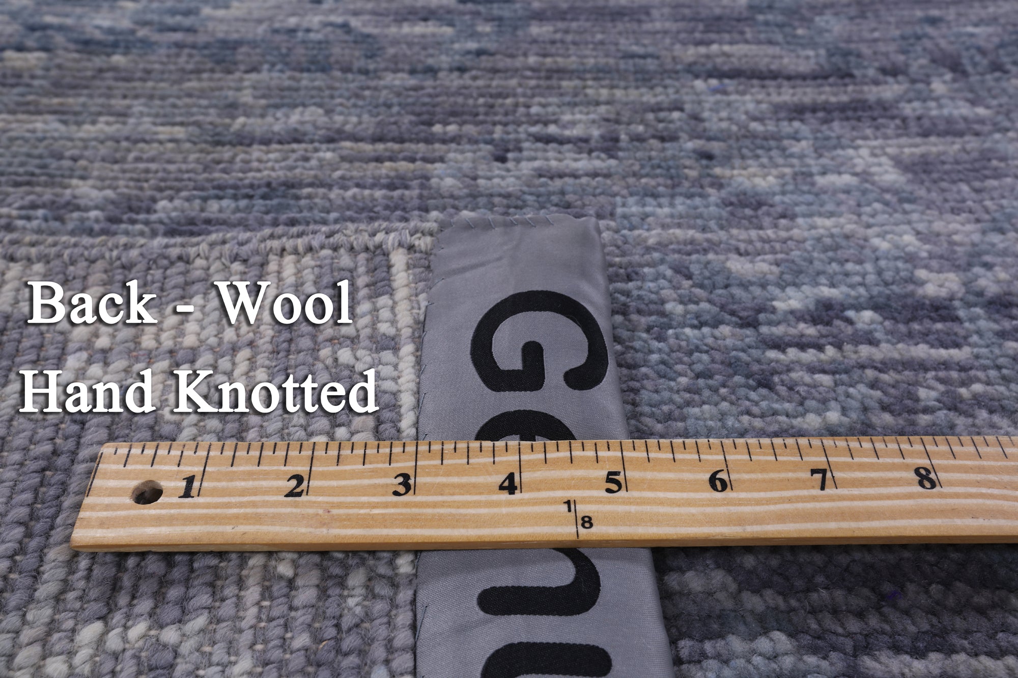 Modern Hand Knotted Wool Rug - 5' 10" X 9' 2" - Golden Nile
