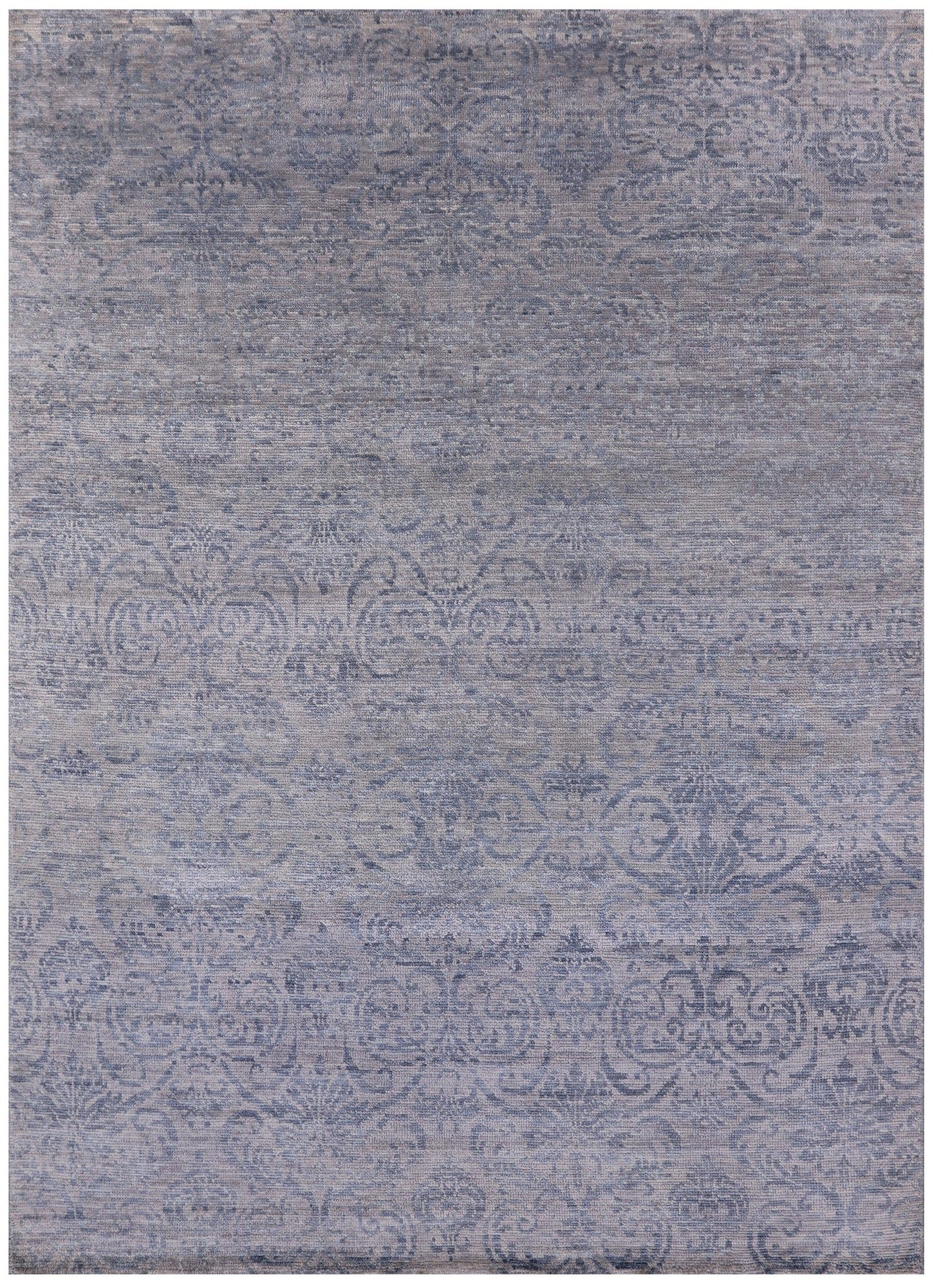 Modern Hand Knotted Wool Rug - 6' 3" X 9' 0" - Golden Nile
