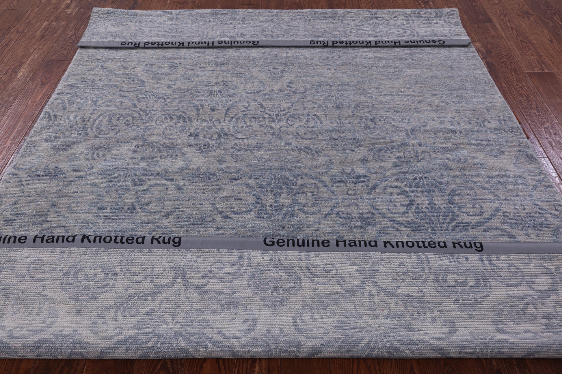 Modern Hand Knotted Wool Rug - 6' 3" X 9' 0" - Golden Nile