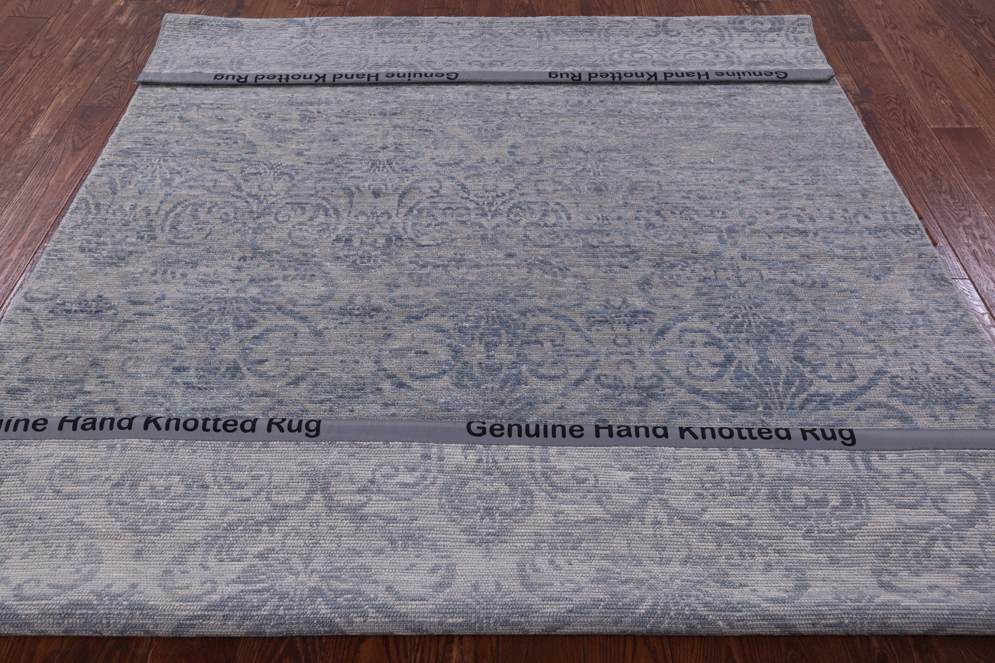 Modern Hand Knotted Wool Rug - 6' 3" X 9' 0" - Golden Nile