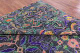 Grey Modern Handmade Wool & Silk Rug - 8' 10" X 11' 10" - Golden Nile