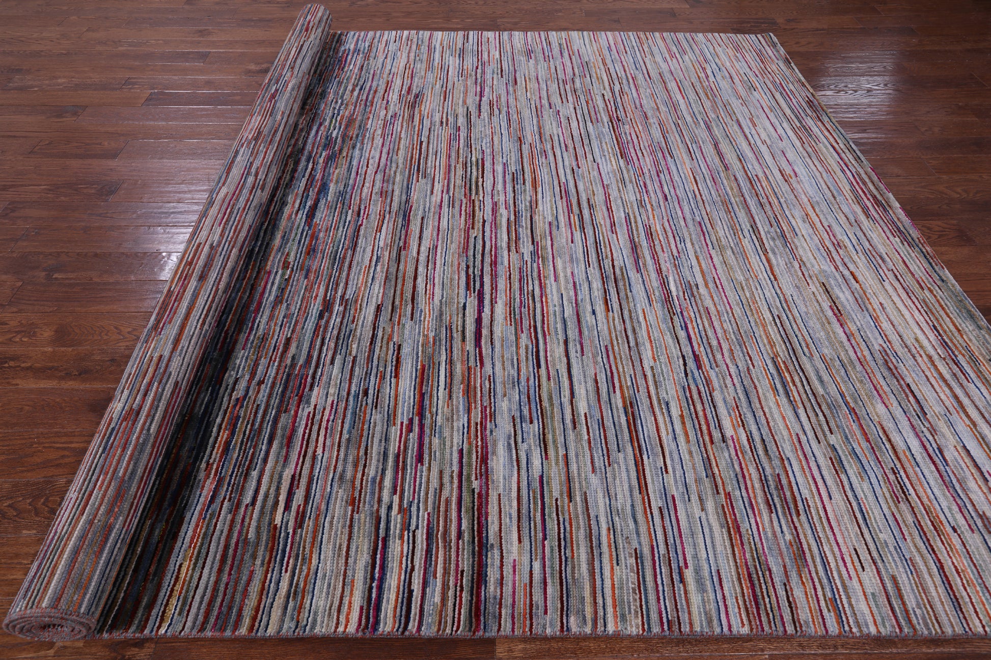 Persian Gabbeh Hand Knotted Wool Rug - 8' 10" X 11' 11" - Golden Nile