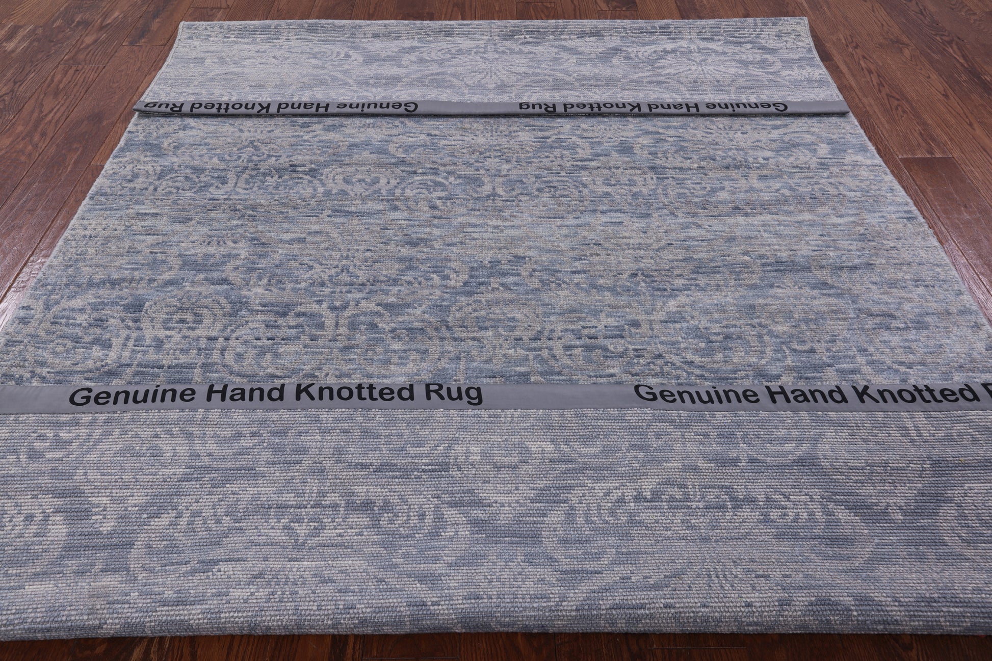 Modern Hand Knotted Wool Rug - 6' 0" X 9' 0" - Golden Nile