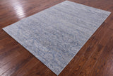 Modern Hand Knotted Wool Rug - 6' 0" X 9' 0" - Golden Nile